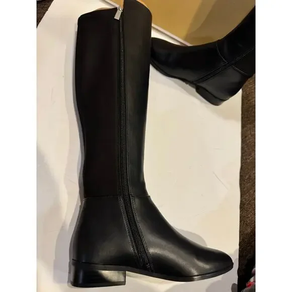 Michael Kors womens Bromley Flat Boot size 6 black knee- high boots - Picture 11 of 11